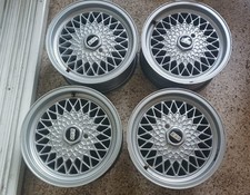4 RW MACHO 7X15 4X114.3 ET13 MESH WHEELS NISSAN TOYOTA NO BBS FELGEN