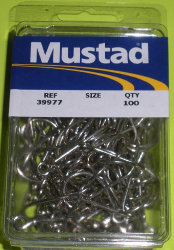 Mustad 92671 #2/0 Bronze Forgé Bec Crochet 8CT