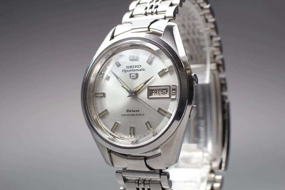 [Near MINT] Vintage 1966 SEIKO SPORTSMATIC5 DX 7619-9060 25J AT Mens Watch JAPAN - Image 2 of 4