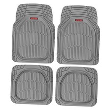 Front Floor Mats FlexTough Tortoise - Heavy Duty Rubber Floor Mats for Car