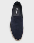 100% AUTHENTIC NEW MEN PRADA BIARITTZ BLUE SUEDE BOAT SHOE/SNEAKERS UK 8/US 9 — photo 6