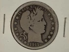 🌴 1911 S Barber Half Dollar. 90% SILVER.  Very Nice Condition