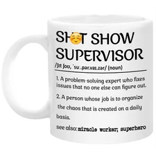 Pawfect House Boss Day Gift for Men, Supervisor Mug, Christmas Birthday Thank...