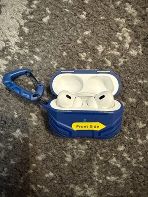 AirPods Pro 2   2nd Generation   Brand New   Includes Navy Blue MOBOSI Case