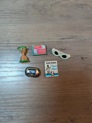 VTG 1960's LIDDLE KIDDLES Mattel 5 PIECE TOTSY ACCESSORY LOT READ