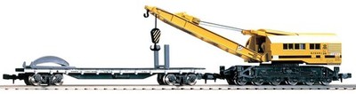 TOMIX 2771 Railway Crane SO80 Flat Wagon CHIKI7000 N Gauge Model Train
