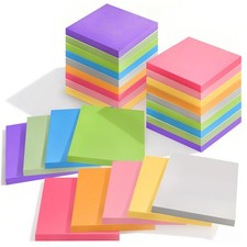 27 Pack of 3x3 Inch Sticky Notes Self-Stick Memo Pads inches, Multicolor