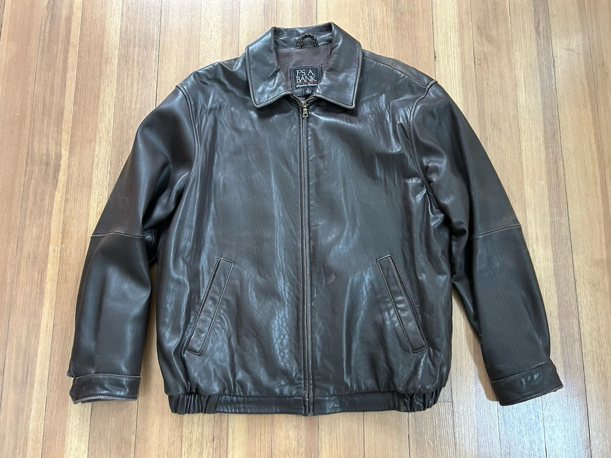 Jos. A. Bank Leather Outer Shell Coats, Jackets & Vests for Men