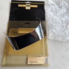 Chrome Tail Lamp Visor Smooth fits Harley Dav...