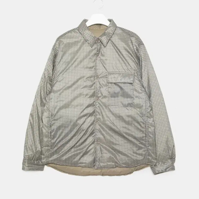 Reversible Light Padded Checkered Down Jacket, XXL - image 4