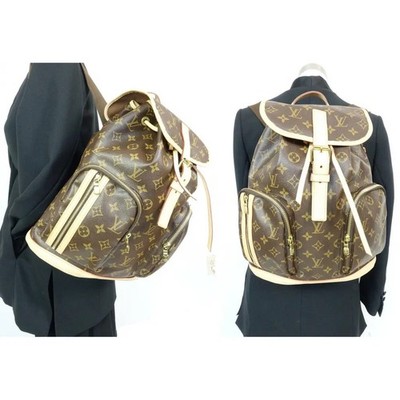 Authentic Louis Vuitton Sac A Dos Bosphore Monogram Handbag Backpack Bag