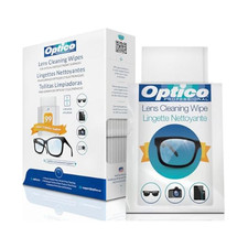 Optico Pre-Moistened Cleaning Cloths for Glasses, Screens Lenses, 99 Ct