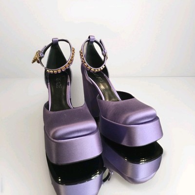 VERSACE AEVITAS PLATFORM HEELS IT 38