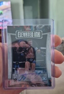 2025 Topps Exalted WWE Austin Theory Elevated Ink Auto