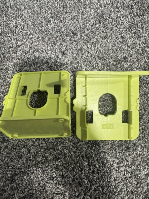 Ryobi Battery Wall Mounts 2 Pack Plastic New (mounts only no batteries)