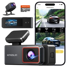 4K Dash Cam Front and Rear, Front 4K Rear 1080P Dual Dash Camera for Cars, Mi...