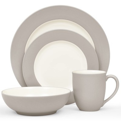 Colorwave Sand 4-Piece Rim Place Setting, Service for 1