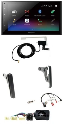 Pioneer DAB Lenkrad Bluetooth 2DIN USB Autoradio für Toyota RAV 4 2001-2005 - Bild 1 von 4