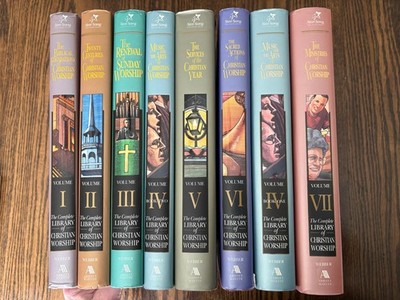 Worship, 8 vol, Robert Webber, liturgical & contemporary planning, history