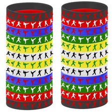CupaPlay 24PCS Taekwondo Karate Rubber Wristbands Kung Fu Wrestling Theme...