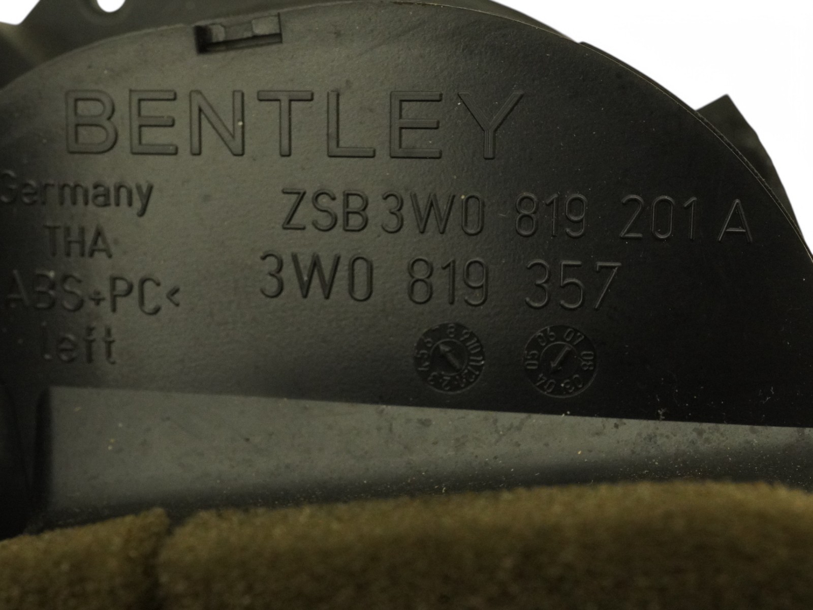 Bentley Continental GT 2003-2012 Left Air vent grille