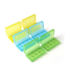 Golden Pearl 6pcs-Battery Storage Case for 18650 or CR123A Battery 