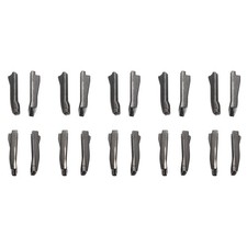 Double Open Zipper Repair Latch Kits 5 8 Insert Pins Metallic Black 10 Pairs
