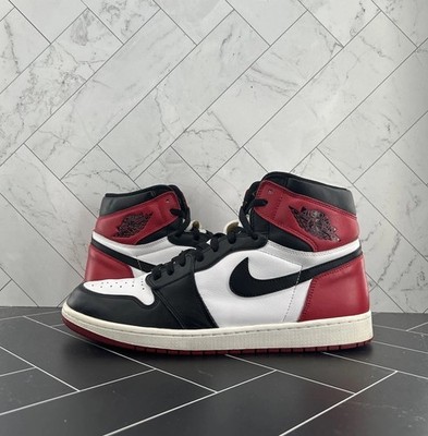 Nike Air Jordan 1 Retro High OG Black Toe 2016 Size 14 555088-125