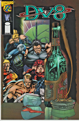 WIZARD 1/2  DV8  WITH / C.O.A.  WARREN ELLIS  WILDSTORM / IMAGE  1997  NICE!!!