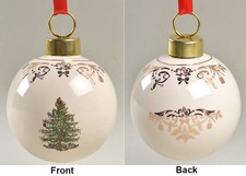 Spode Christmas Tree Gold Collection 2014 Annual Bauble Ornament 12539727