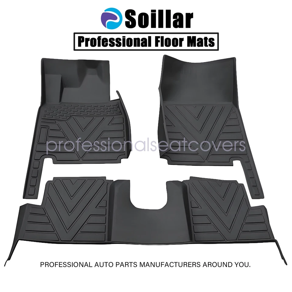 Alfombrillas forros delanteras y traseras TPE 1999-2018 para Mercedes-Benz Clase G W463 3 piezas Foto 2 de 4