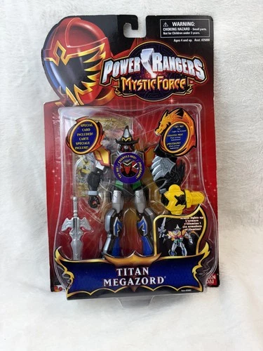 Vintage Power Rangers Mystic Force Titan Megazord Bandai Action Figure New