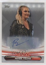 2019 Topps WWE Raw Silver Auto 23/25 Renee Young #57 Auto 0c3