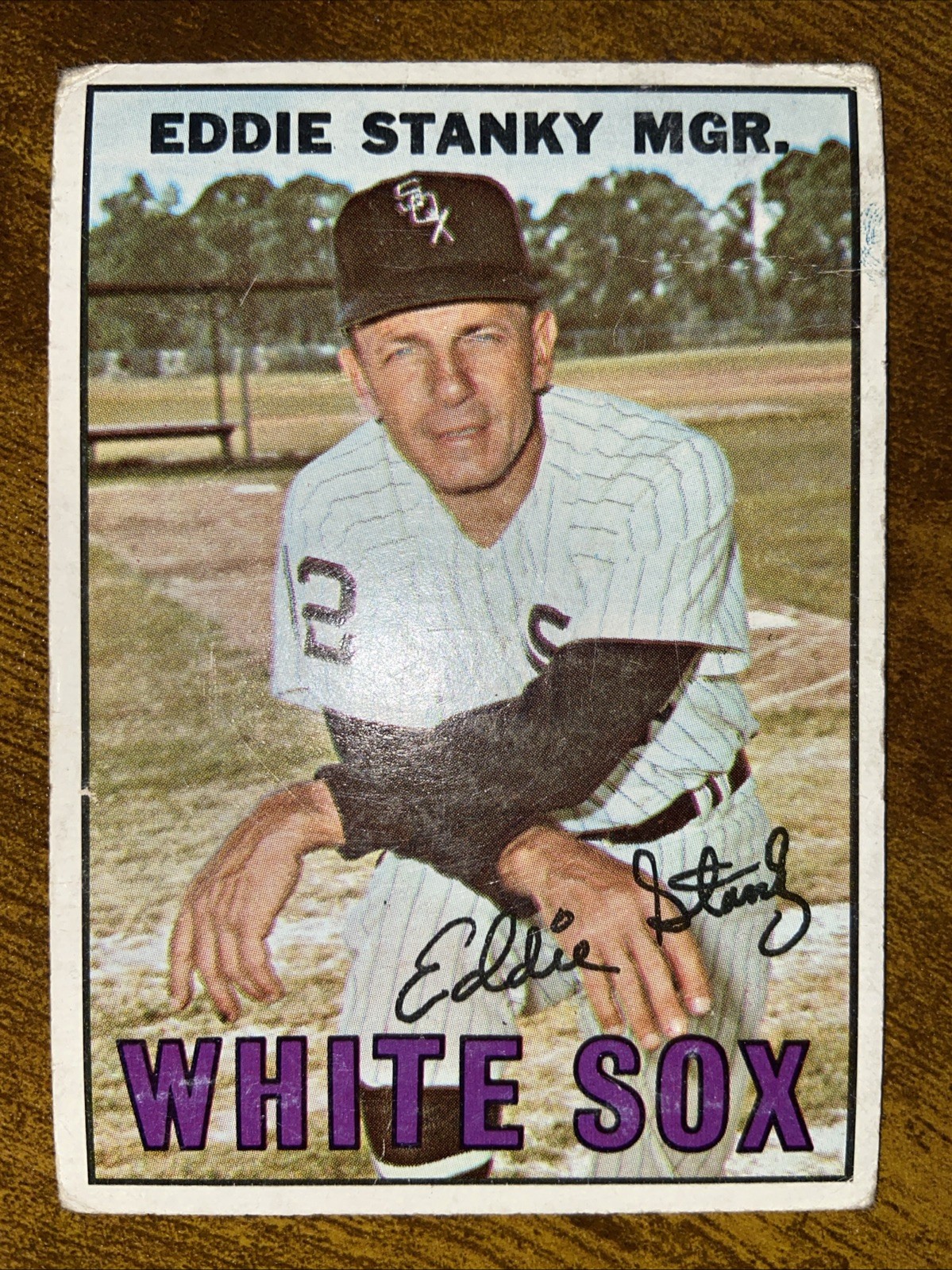 1967 Topps Eddie Stanky Mgr Chicago White Sox #81