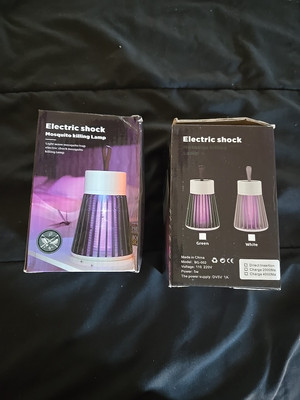 Electric Mosquito Killer Light Wave Zapper Lamp New In Box 2 (Pack)