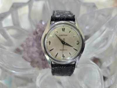Rare Vintage Croton Aquamatic Automatic 17 Jewel Automatic Men's