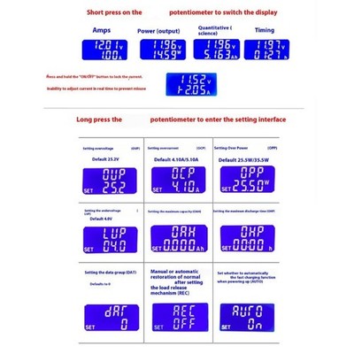 Electronic Load Devices Constant Current Electronic Load 25W 4A/ 35W 5A USB