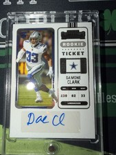 2022 Panini Contenders - Rookie Ticket Damone Clark #234 (AU, RC)