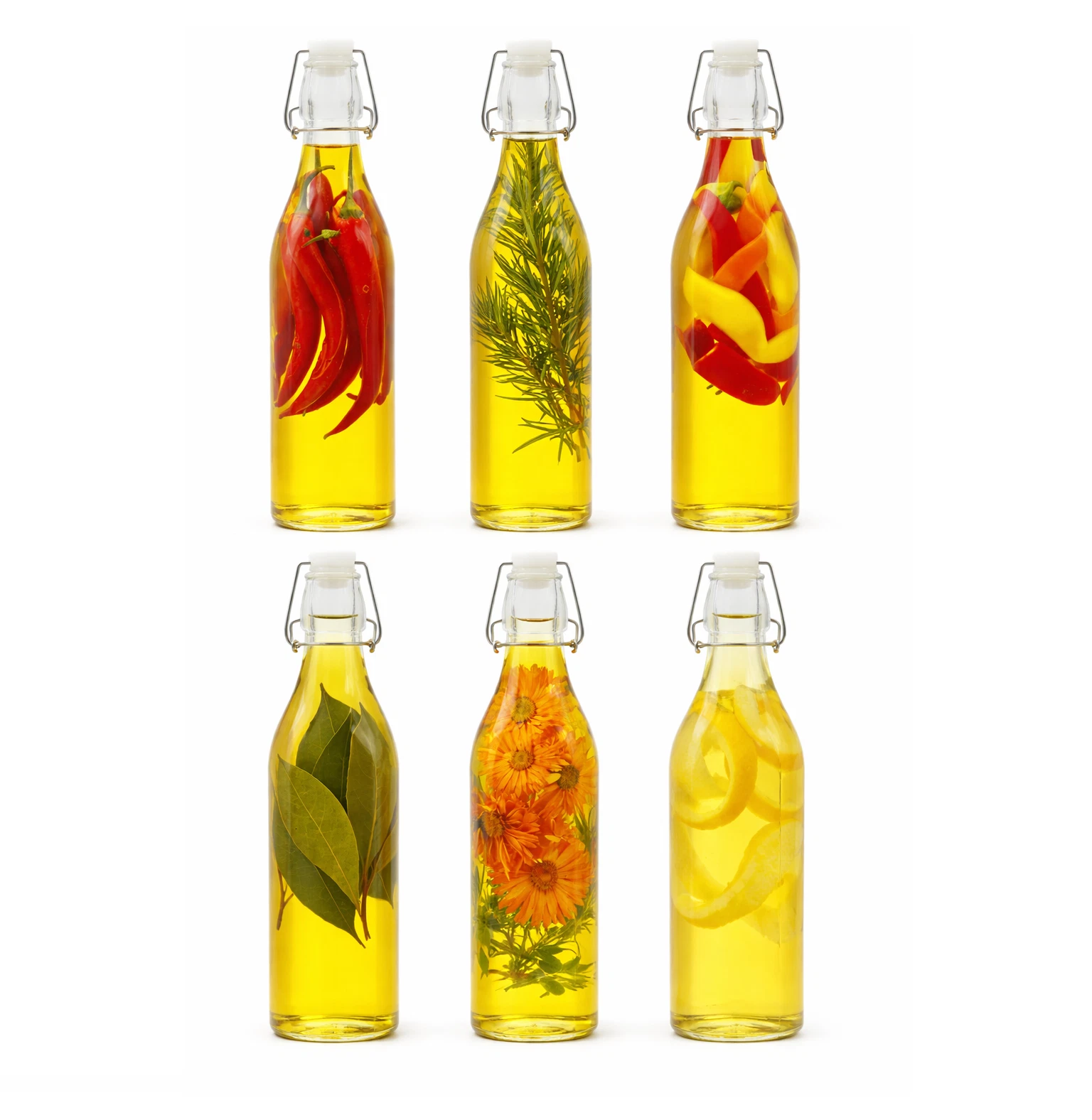 Glass Preserve Bottles With Lids Airtight Jar Clip Top Bottle 500ml - Set of 6
Opens in a new window