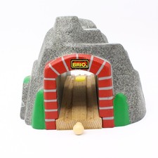 Vintage BRIO 33481 Adventure Tunnel Wooden Railway Train Sound Untested