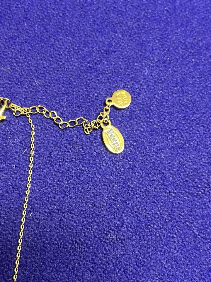 Collar Colgante Alex and Ani Easter Peeps Rosa Cristal Conejito Nuevo Foto 4 de 4