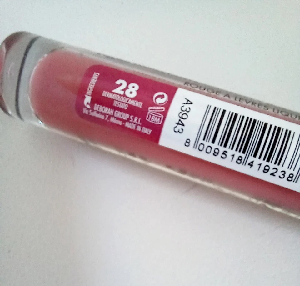 NEW DEBORAH MILANO FLUID VELVET MATTE LIPSTICK no. 28 - Image 4 of 4