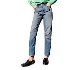 Lands  End High Rise Straight Jean Women  s size 10