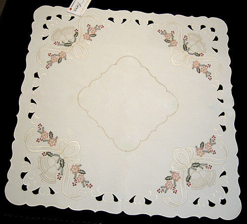 German Handmade Christmas Bells Tablecloth - Picture 1 of 1