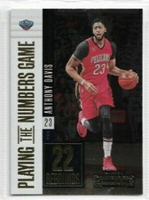 2017-18 Panini Contenders Anthony Davis Playing The Numbers Game