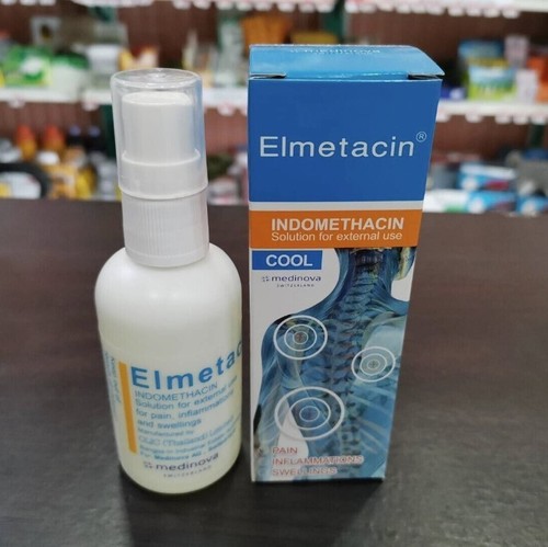 4 X Elmetacin Cool Spray Release Inflammation Swelling Relief Muscle Pain Stiff - Picture 5 of 10