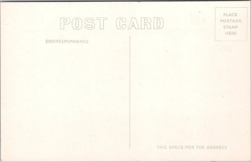 Postal de colección TAOS, Nuevo México HOTEL LA FONDA Street View años 50 autos / sin usar - Imagen 2 de 2