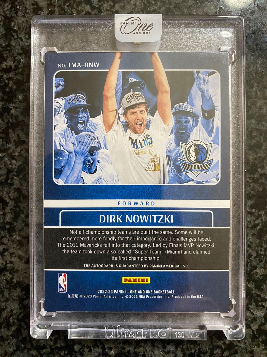 2022-23 Panini One And One Timeless Moments Dirk Nowitzki 2022-23 Panini One And One Timeless Moments Dirk Nowitzki