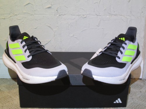 Adidas PureBoost 5 Dash Grigio Lucido Limone Carbonio Uomo Taglia 10 NUOVE! IF9193 2024 - Foto 7 di 10