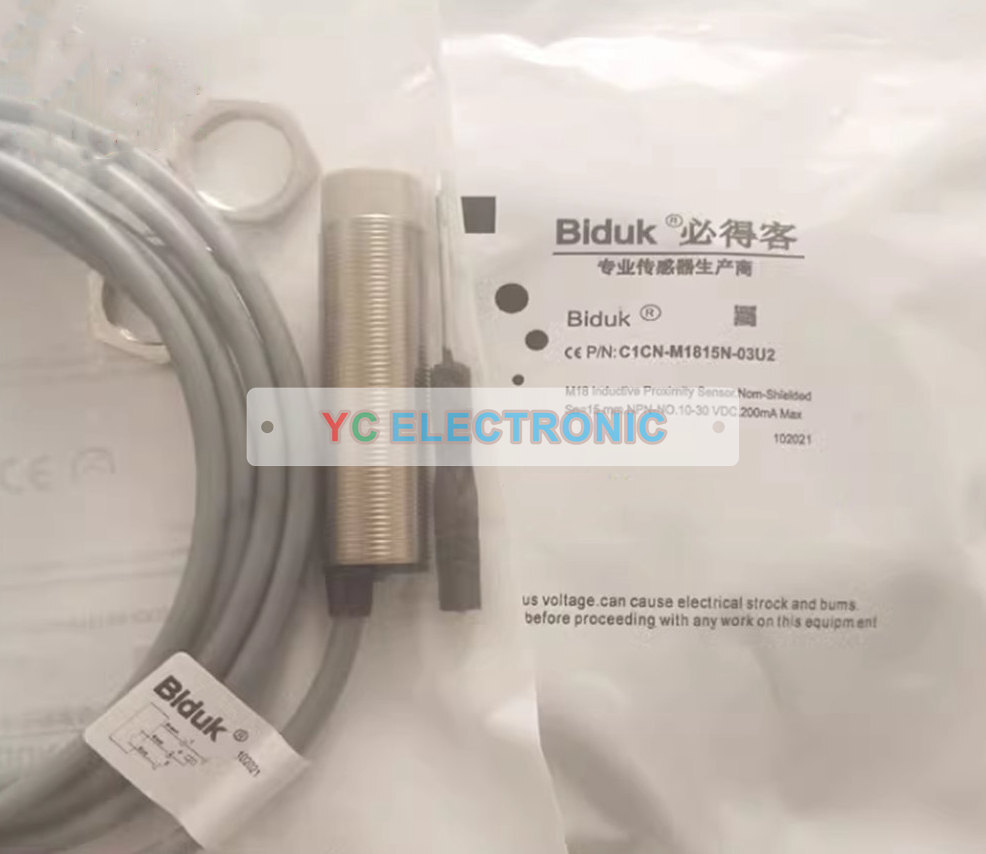1PCS New For Biduk C1CN-M1815N-O3U2 Proximity Sensor 10 1PCS New For Biduk C1CN-M1815N-O3U2 Proximity Sensor 10